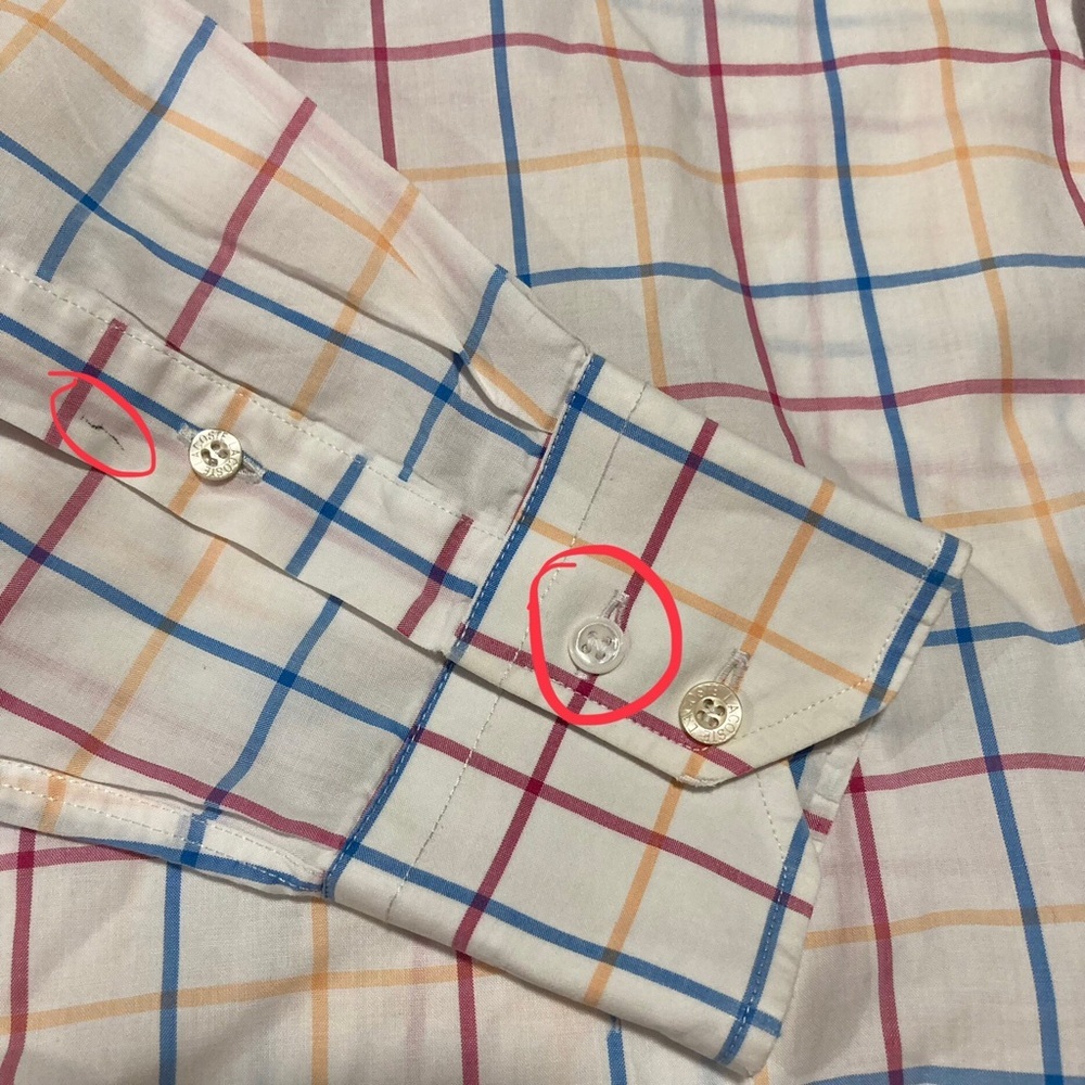 Lacoste Men's 100% Cotton Shirt - Some‎ Flaws | Neck Size 15 1/2 - 15 3/4 - Picture 11 of 16